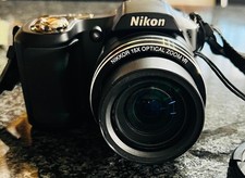 Macchina fotografica Nikon Coolpix L100 fotocamera bridge 15x zoom