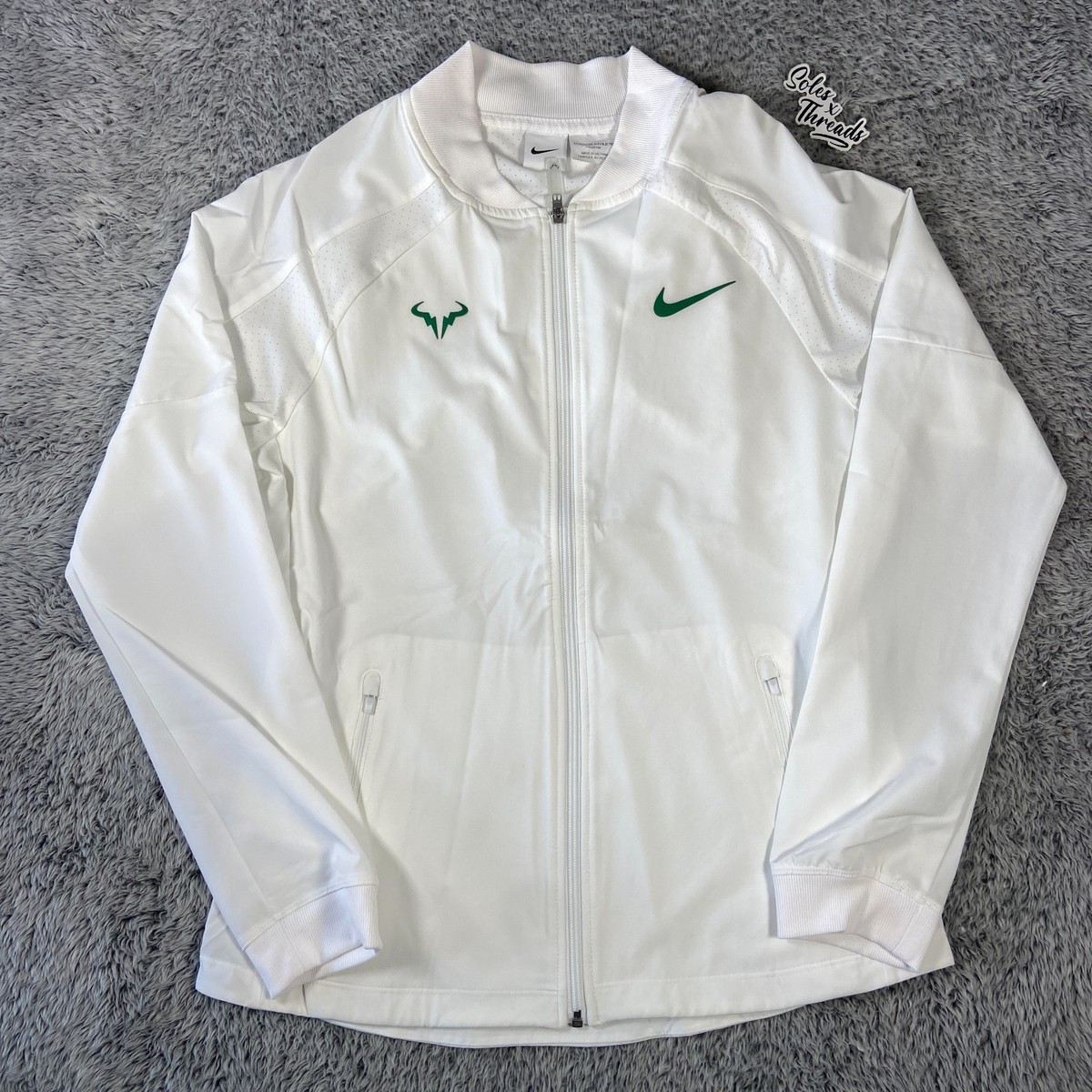 Nike Rafael Nadal Custom Athlete Tennis Jacket Size Medium Men