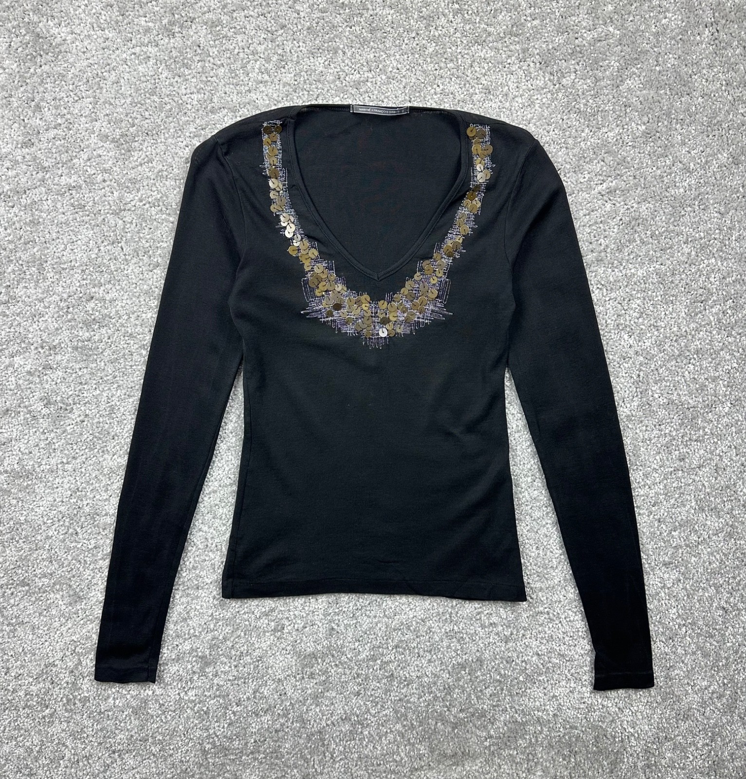 Marithe + Francois Girbaud Women’s Long Sleeve Top Size S Avant Garde