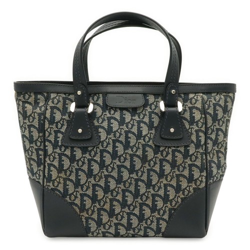Dior Trotter Tote Bag Women Blue One Size