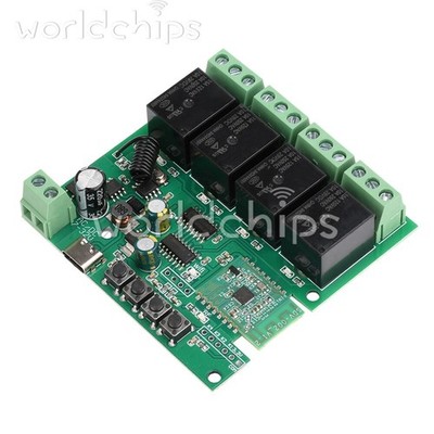 4 Channel Relay Switch Module 433MHZ RF APP   Remote Control For eWeLink *pt