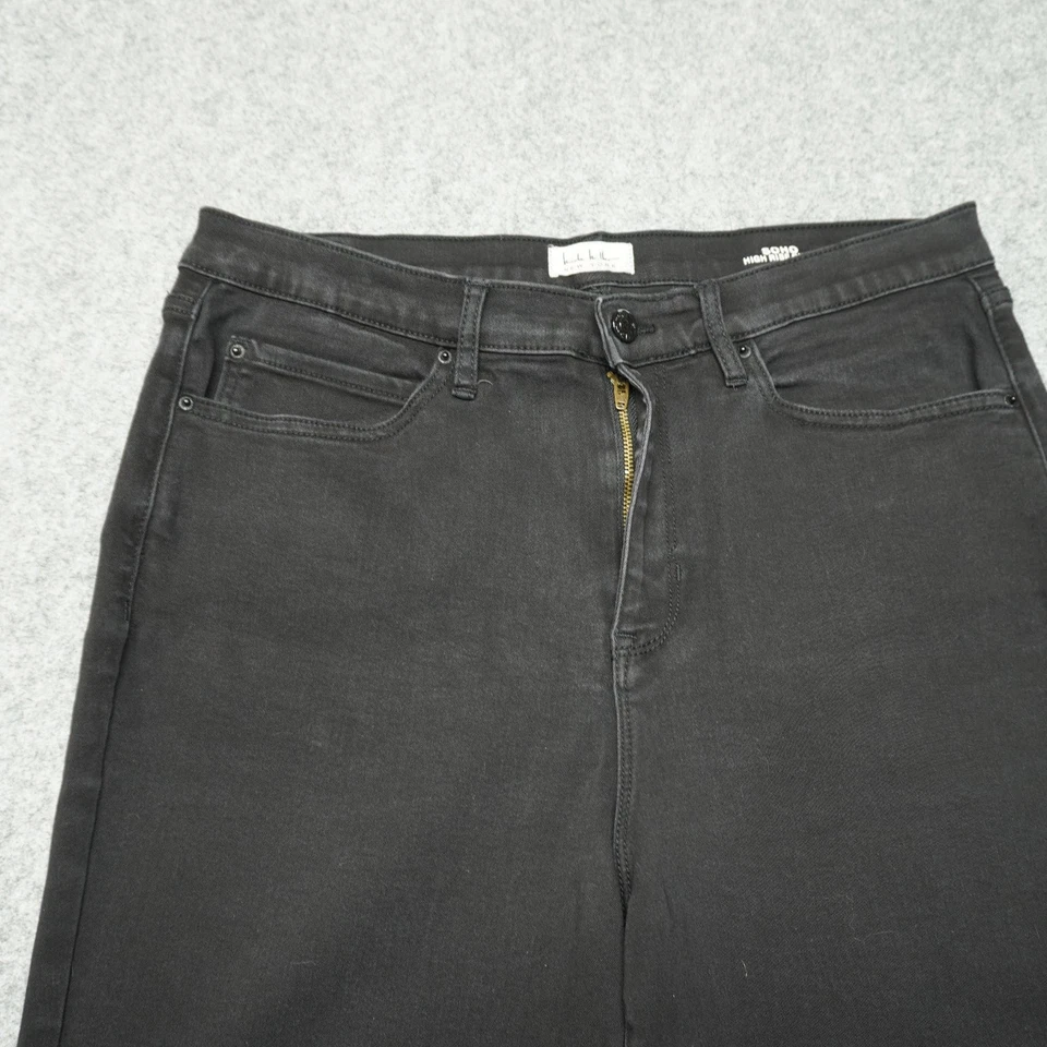Nicole Miller Women's Soho High Rise Skinny Black Jeans Size 14 Stretch - Image 2 of 4