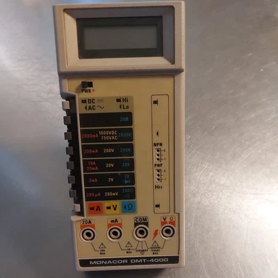 Multimètre numérique vintage Monacor DMT-4000 - Photo 1/4
