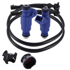 2PCS Fuel Injector Harness Set 0280156208 For Polaris Ranger 700 800 2006