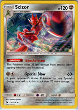 Pokemon Scizor Holo Rare S&M Lost Thunder 126/214 NM on eBay