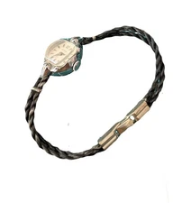 Vintage Eltra Ladies Watch, Mid-Century W/ Braided Cord Band