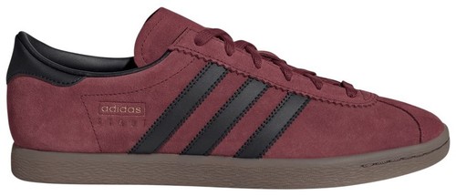 adidas Stadt Red Black adidas Originals JQ9009 Suede Low Top  display picture 1