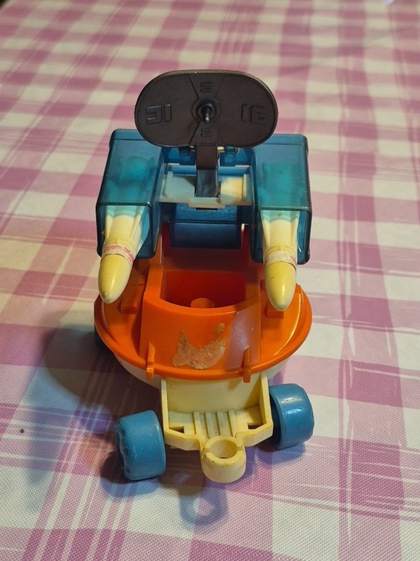 Vintage Spacecraft NASA Rover Vehicle 03 RX-10 Interlocking Toy Section Damaged
