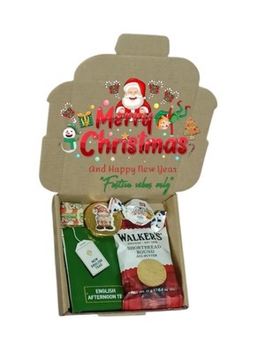 Afternoon Tea & Kekskorb Briefkasten Geschenkbox Leckerli Geschenk 