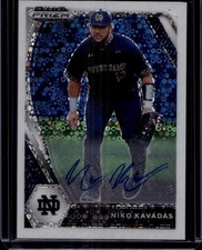 2021 Draft Picks #PDP204 Niko Kavadas White Donut Circles Prizm #/50