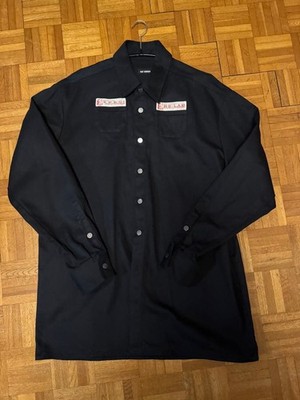 RAF SIMONS slim fit denim shirt L
