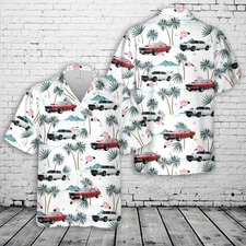 1969 Ford Mustang Boss 429 Hawaiian Shirt