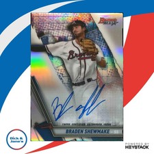 2019 Bowman's Best Braden Shewmake Best of Auto #B19-BSH Atlanta Braves