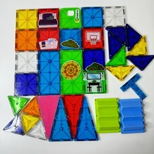 MAGNA-TILES House lot Magnetic Construction Set