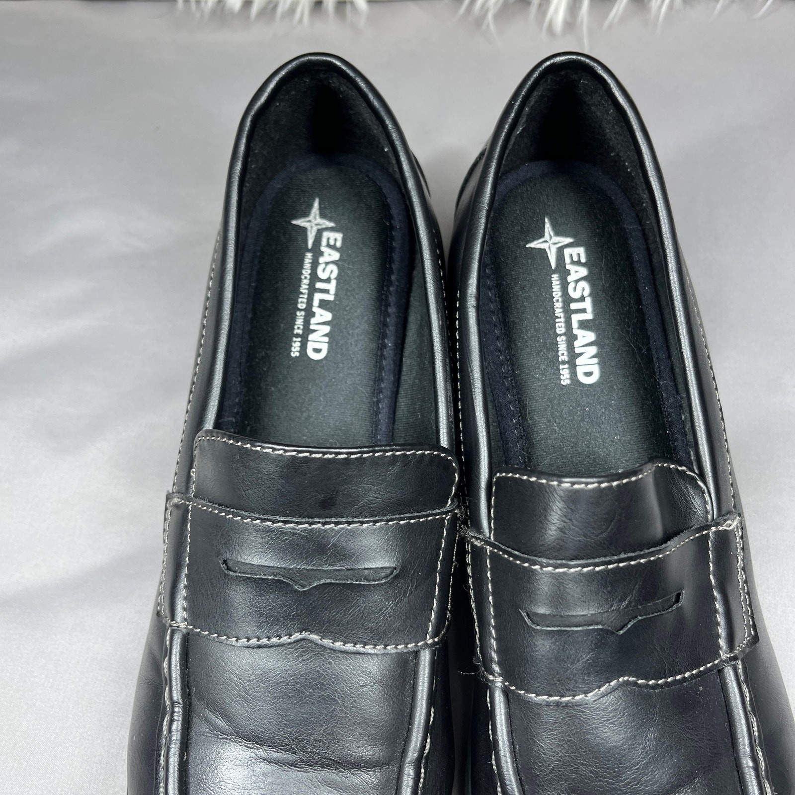 SAOLA Mocassino Eastland Holly donna taglia 9 5 M mocassino slip on suola grossa tacco a blocco Y2K