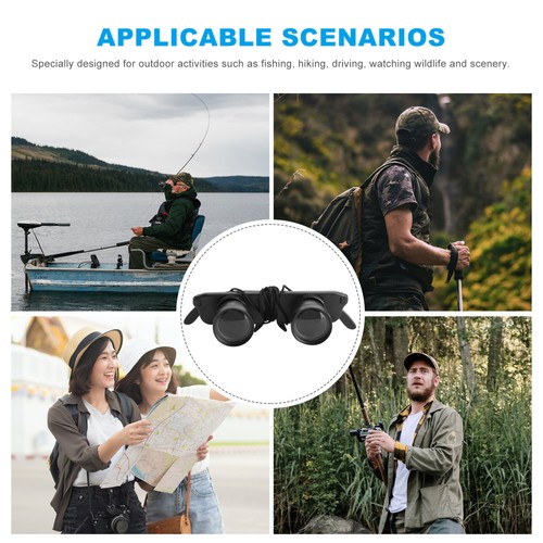Gafas binoculares grandes de viaje ópticas portátiles para adultos binoculares - Imagen 5 de 12