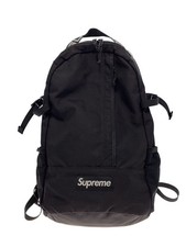 Supreme Backpack Black Plain 18SS backpack