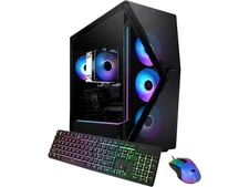 iBUYPOWER Slate 8 MESH Gaming PC Desktop - AMD Ryzen 9 9900X - NVIDIA GeForce RT