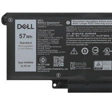 Genuine 57Wh WW8N8 Battery for Dell Latitude 7340 7350 7440 7450 7640 7650 86D0Y