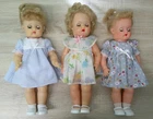 Palitoy 3 X Vinyl 16" Dolls 1950-1960's Dressed (BTR)