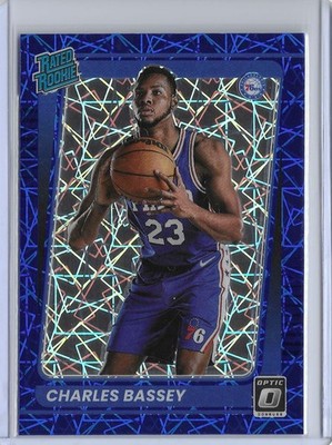 2021-22 Donruss Optic #163 Charles Bassey Blue Velocity
