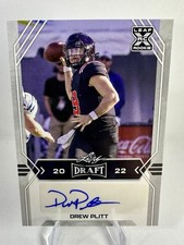 2022 Leaf Draft - Autographs Drew Plitt #BA-DP1 (AU, RC) Ball State Cardinals QB