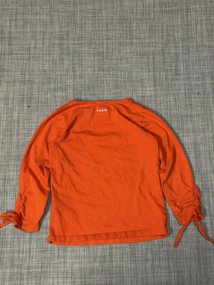 Camisa de manga comprida vintage Y2K meninas Todler tamanho 6x bebê phat strass deslumbrante - Imagem 2 de 4