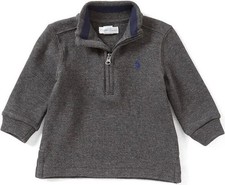 Ralph Lauren  Baby Boys' Quarter-Zip Sweater   3M-24M