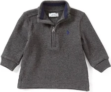 Ralph Lauren  Baby Boys' Quarter-Zip Sweater   3M-24M