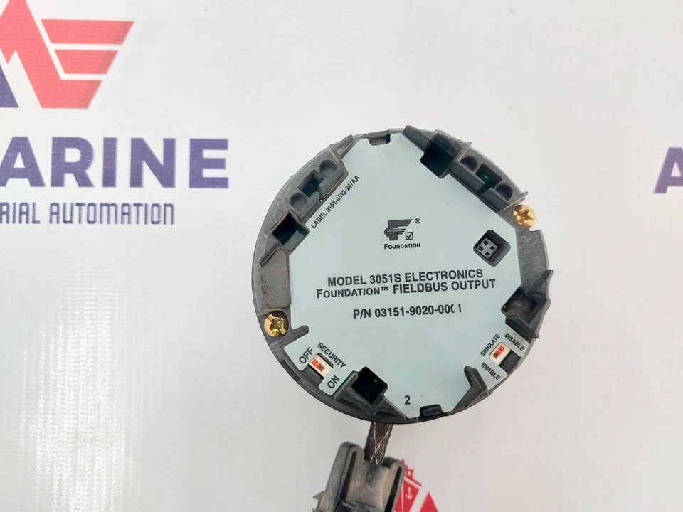 Rosemount/emerson 3051s 03151-9020-0001 Fieldbus Output 3151-4513-24/aa - Image 2 of 4