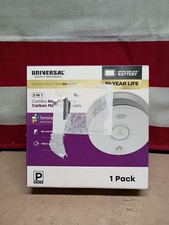 Universal 10-Year Battery Combo Smoke Carbon Monoxide Detector Voice Alarm