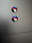 2X 11MM REPLACEMENT M BMW REMOTE KEY RING DECAL FOB LOGO BADGE EMBLEM STICKERS