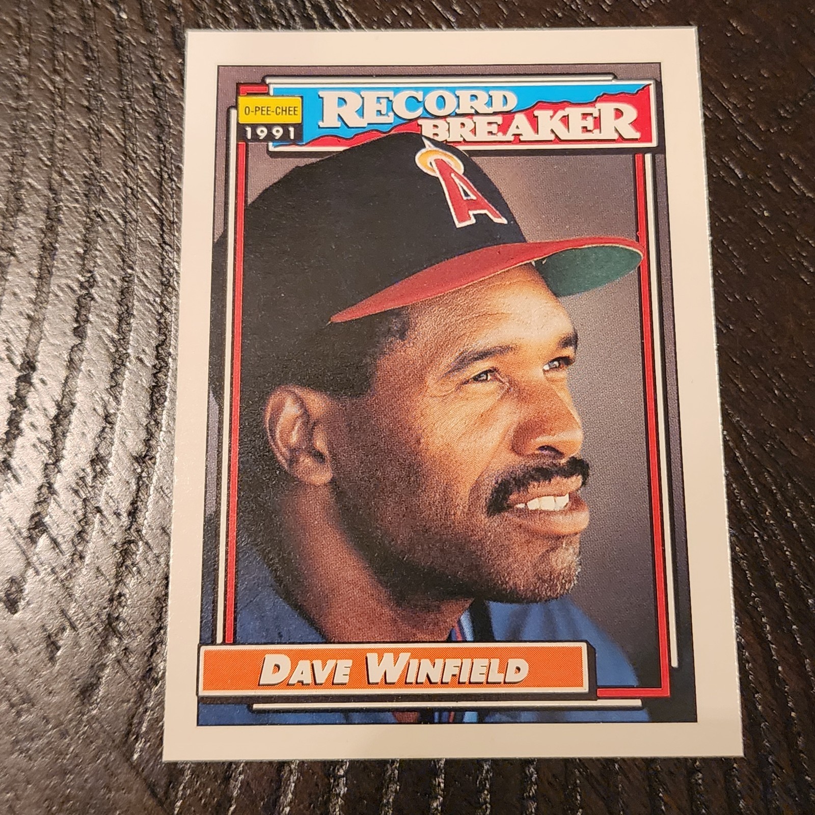 1992 Topps - Dave Winfield O-Pee-Chee - 1991 Record Breaker -  Angels - #5 - HOF