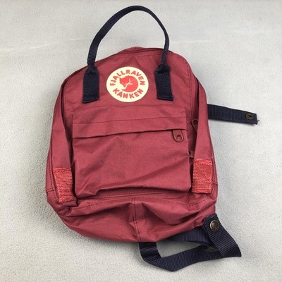 Fjallraven Kanken Mini Backpack Red Blue Small School Bag  display picture 1
