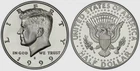 1999 S  Kennedy Half Dollar Clad Proof from Original U.S. Mint Proof Set