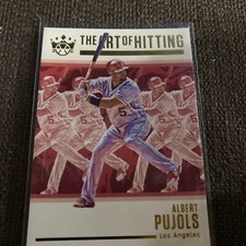 Albert Pujols 2021 Panini Diamond Kings The Art Of Hitting Future HOF Cardinals