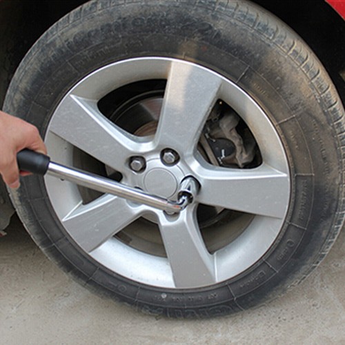 Extendable Car Wheel Brace Heavy Duty Nut Lug Wrench Sockets 17/19mm & 21/23mm - Picture 11 of 11