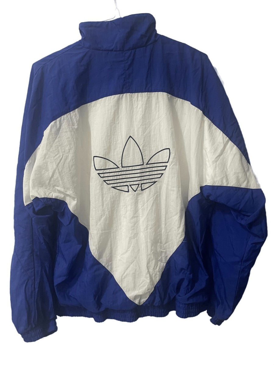 90s Adidas Windbreaker アディダス 常田 Vintage 90s Adidas Equipment Windbreaker Hoodie EQT Jacket