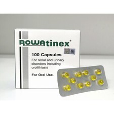 Rowatinex 100 Capsules For Renal  Urinary Disorders - Free Shipping