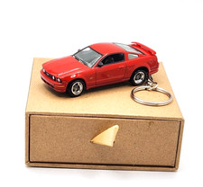 Johnny Lightning Rare 2005 Ford Mustang GT Red Custom Keychain GREAT GIFT 🎁 