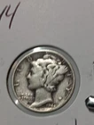 1944  MERCURY DIME  XF/AU Choice  D/325