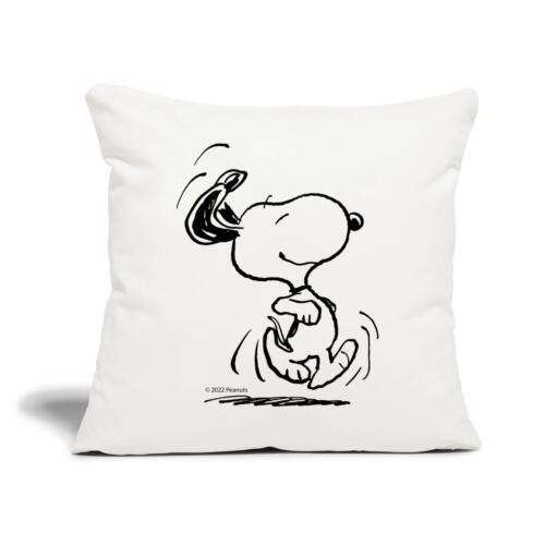 Peanuts Snoopy Freut Sich Kissen mit Füllung 45 x 45 cm - Afbeelding 1 van 8