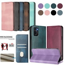 For Samsung Galaxy S26 S25 FE S24 S23 S22 Magnetic Leather Flip Card Wallet Case