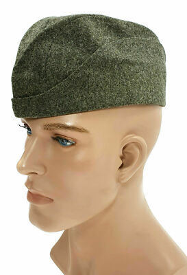 Original WW2 Swedish Army M39 Wool Forage Hat Combat Cap WWII (2