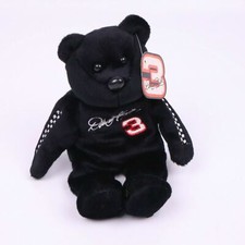 23 Karat Gold'n Bears Collectible Black Beanie Bear Dale Earnhardt 3
