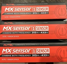 20 Pack Autel TPMS MX-Sensor 315MHz & 433MHz Tire Pressure Sensors 300060 METAL