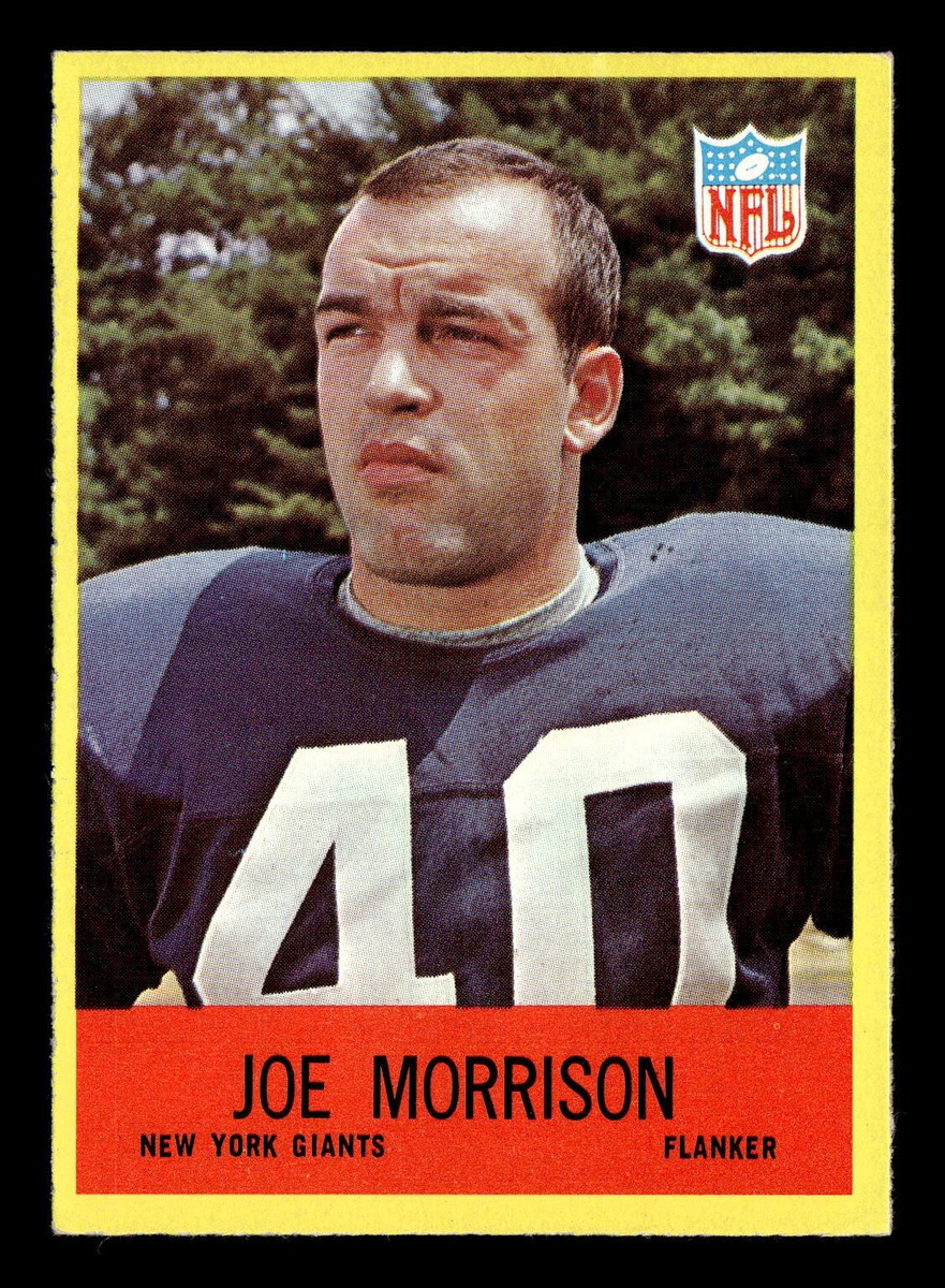 Joe Morrison 1967 Philadelphia #116 New York Giants Ex