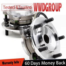 Pair Front Wheel Hub Bearings For 2007-2021 Toyota Tundra & 2008-22 Sequoia 4WD