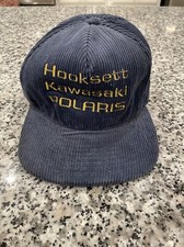 Vintage Polaris Dealership Snap Back Hat Made In The USA Corduroy Hooksett