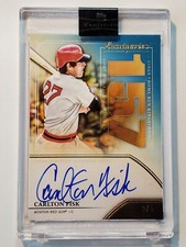 Carlton Fisk 2020 Topps Luminaries Home Run Kings Autograph #d 2/5 #HRK-CF card 